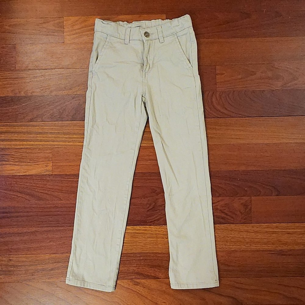 IZOD Boys Light Khaki Straight Leg Chinos Size 10